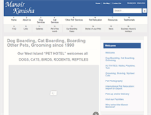 Tablet Screenshot of manoirkanisha.com